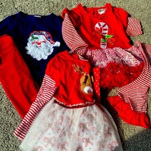 2t Christmas outfit lot